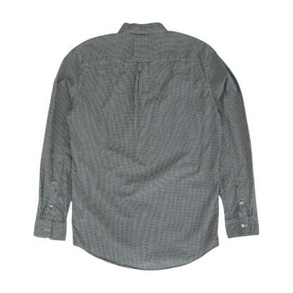 Black Check Long Sleeve Button Down