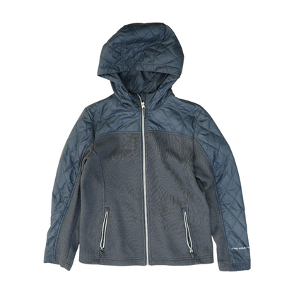 Gray Solid Rain Coat