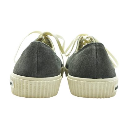 Gray Low-Top Athletic Shoes