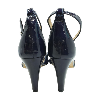 Navy Block Heels