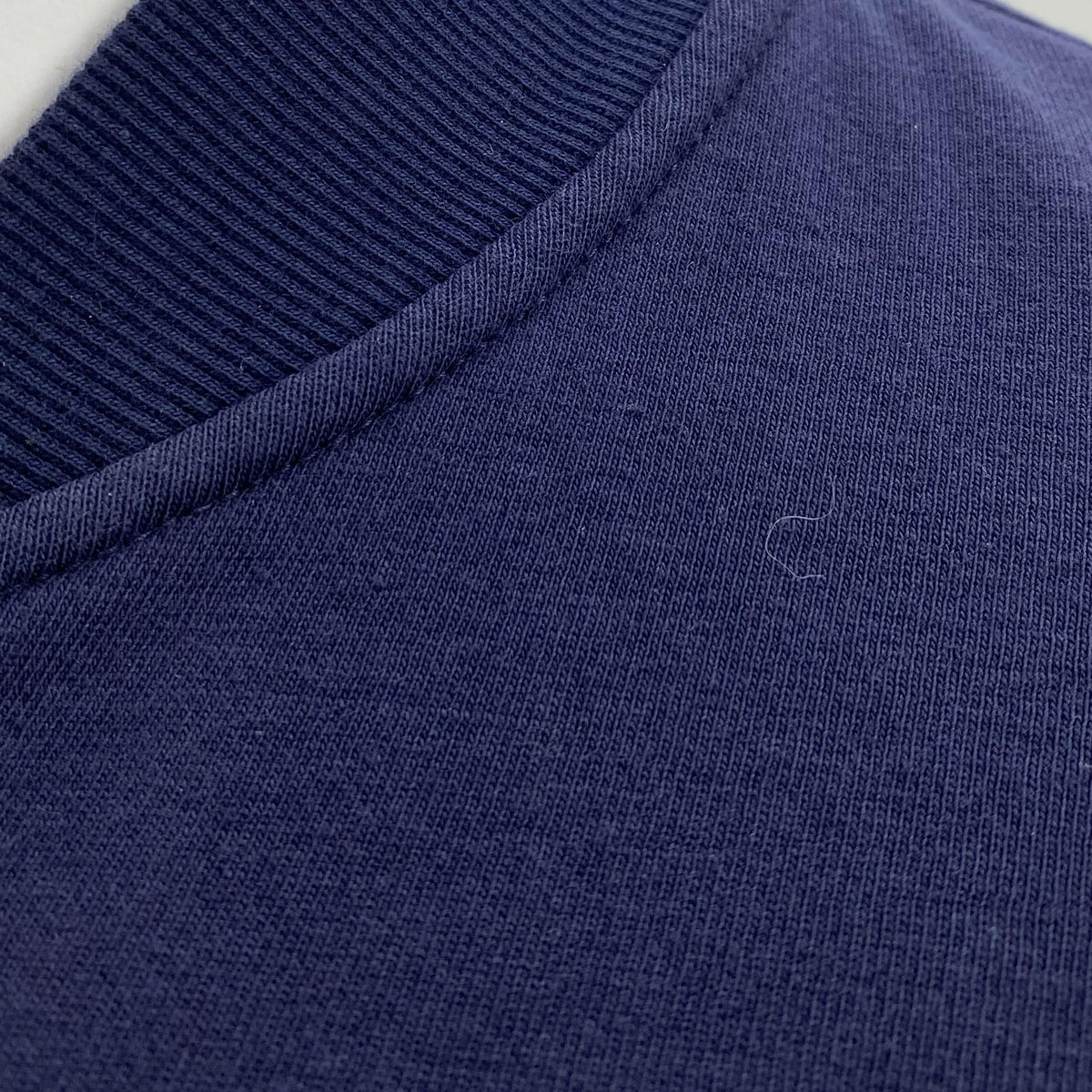 Navy Cotton Full-Zip Cardigan Sweatshirt