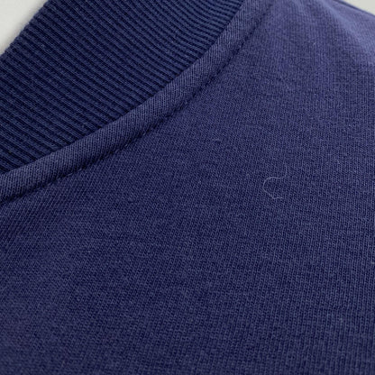 Navy Cotton Full-Zip Cardigan Sweatshirt