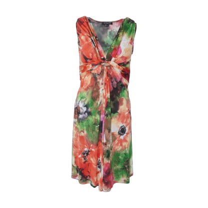 Multi Floral Midi Dress