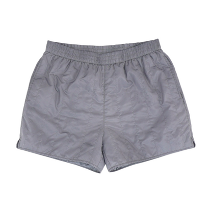 Gray Solid Active Shorts