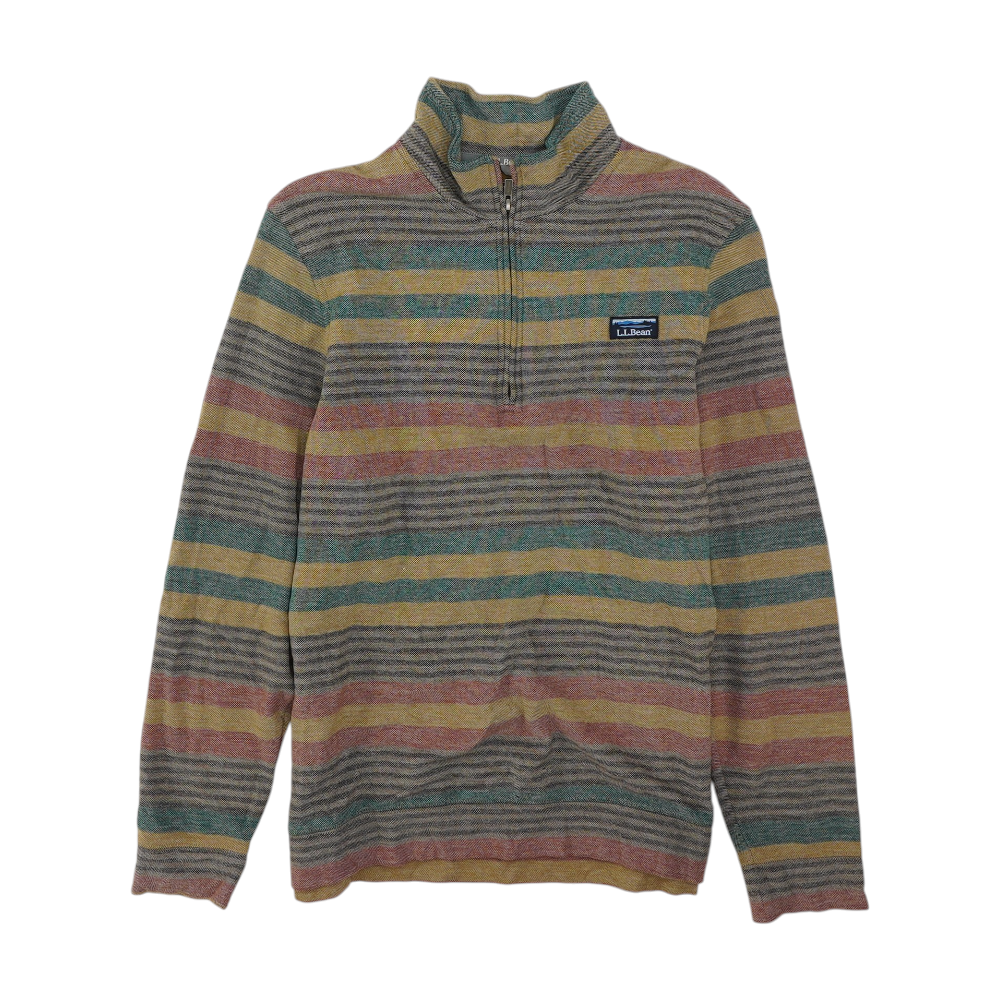 Multi Striped 1/4 Zip Pullover