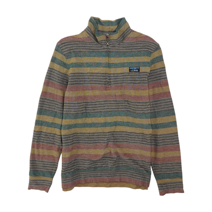 Multi Striped 1/4 Zip Pullover