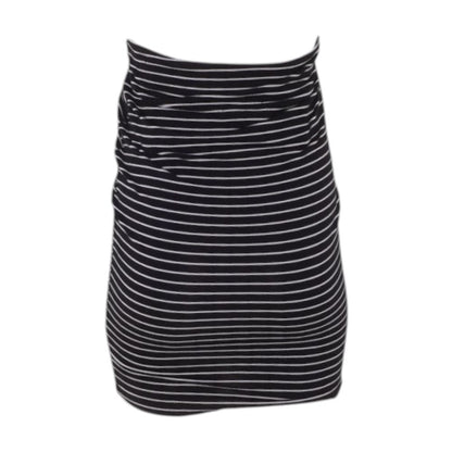 Black Maternity Mini Skirt