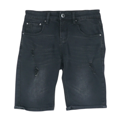 Black Denim Shorts