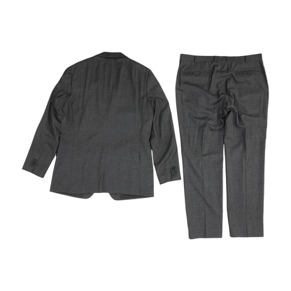 Gray Solid Suit