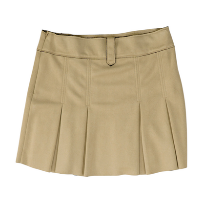 Beige Mini Skirt