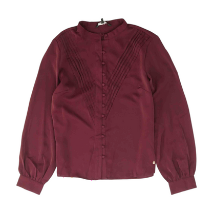 Burgundy Button Down