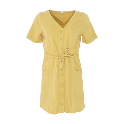 Mustard Petite Mini Dress