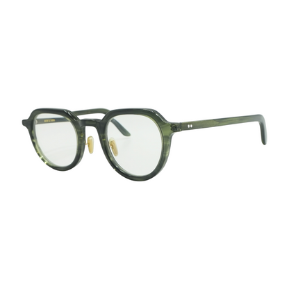 Green Chris Round Prescription Eyewear