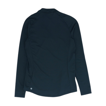 Black Solid 1/4 Zip Pullover