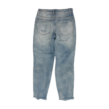 Blue Solid Jeans
