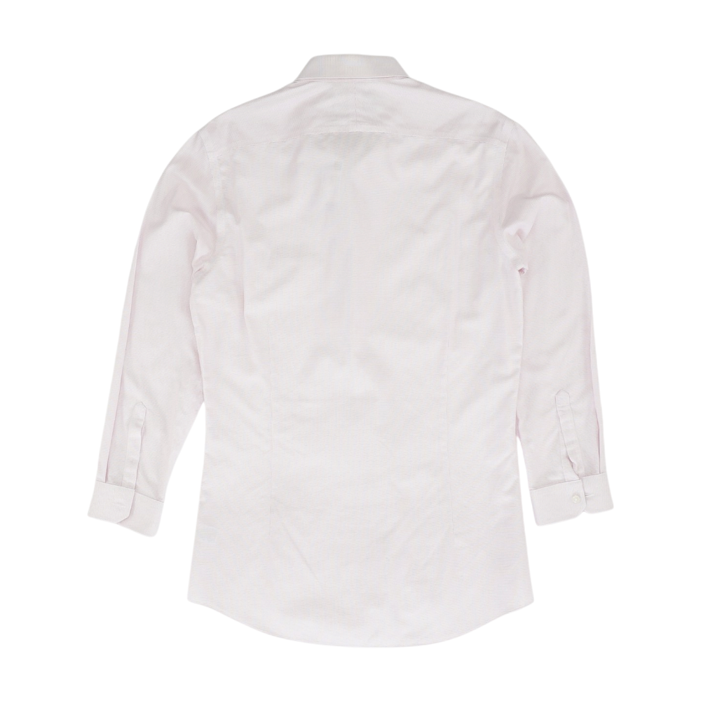 Pink Abstract Long Sleeve Button Down