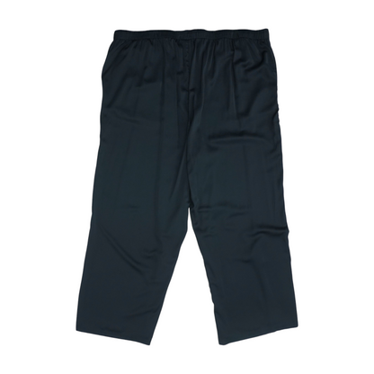 Black Solid Pajama Bottom
