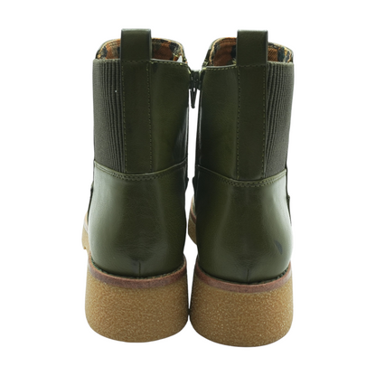 Olive Ankle Boots