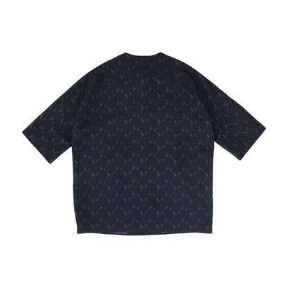 Navy Floral Lightweight Jacket
