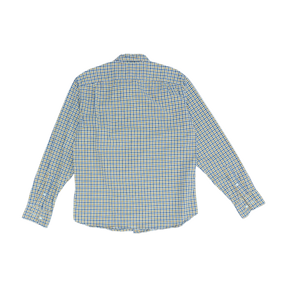 Mustard Check Long Sleeve Button Down