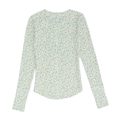 Ivory Floral Blouse