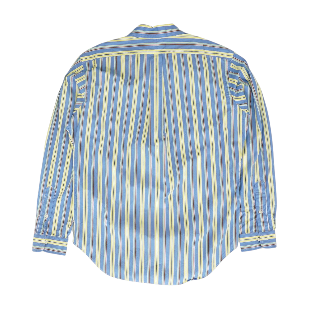 Blue Striped Long Sleeve Button Down