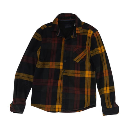 Multi Plaid Flannel Button Down