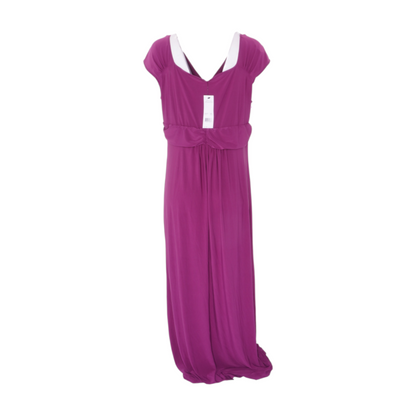 Purple Plus Maxi Dress