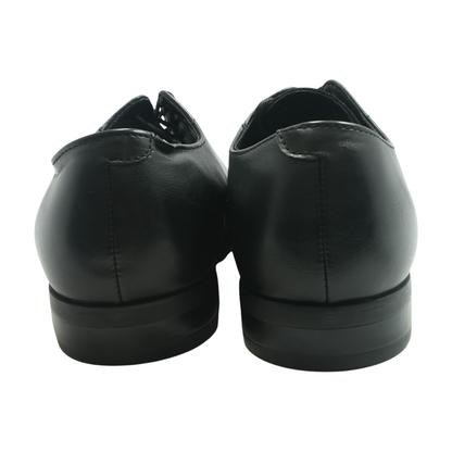 Black Lace-Up Dress Shoes