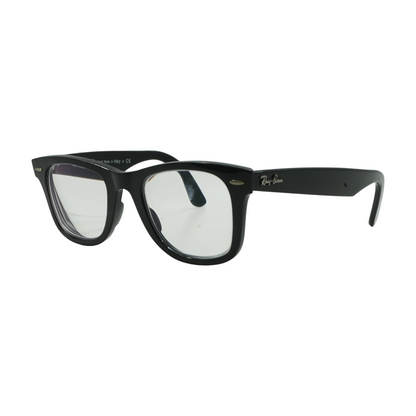 Black Wayfarer Square Prescription Eyewear