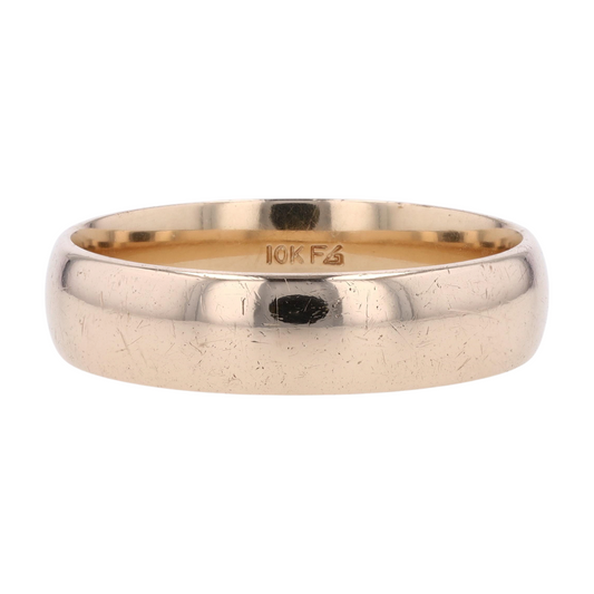 10K Yellow Gold Band Ring