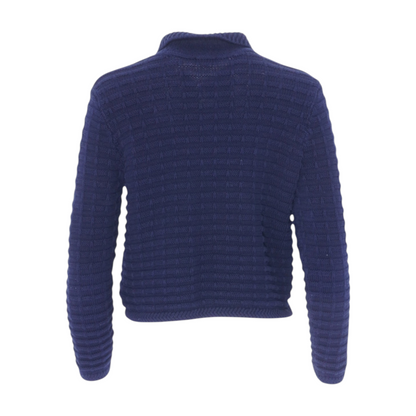 Navy Cardigan Sweater