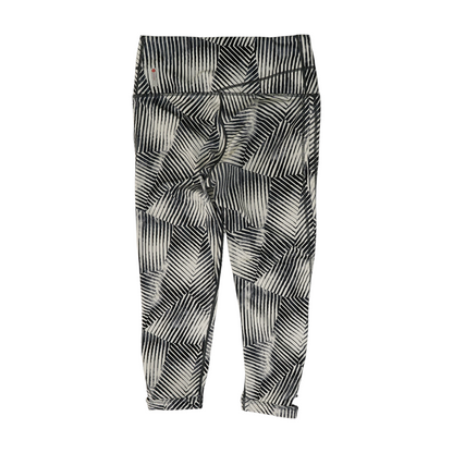 Gray Abstract Active Leggings