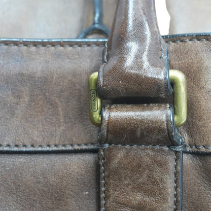 Vintage Bleeker Leather Tote Bag