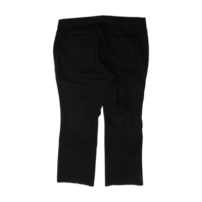 Black Plus Straight Jeans