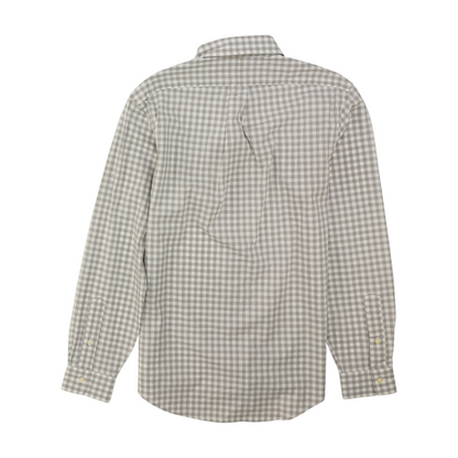 Gray Check Long Sleeve Button Down
