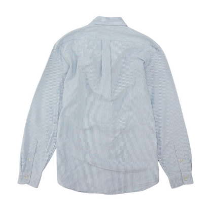 Blue Striped Long Sleeve Button Down