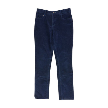 Navy Solid Five Pocket Pants