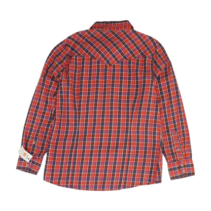 Red Plaid Flannel Button Down