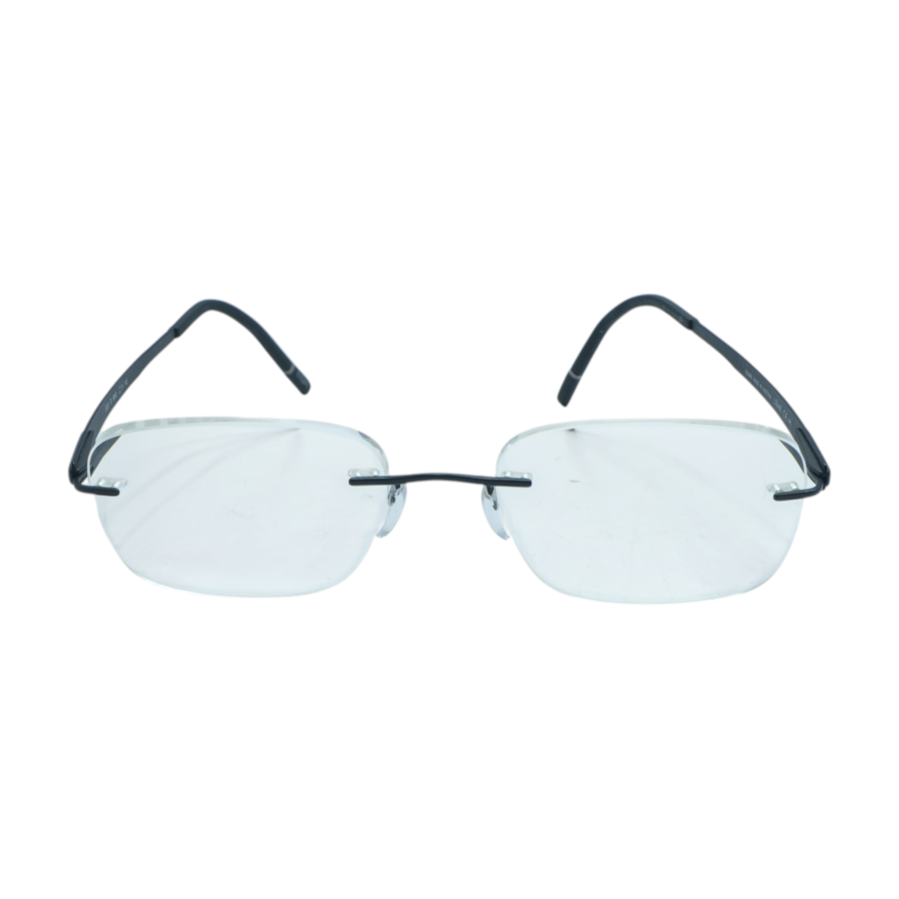 Black 5555 70 9040 Square Prescription Eyewear