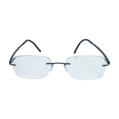 Black 5555 70 9040 Square Prescription Eyewear