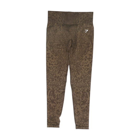 Brown Animal Print Active Leggings