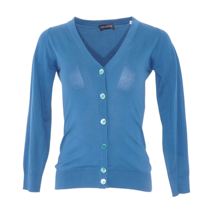 Blue Cardigan Sweater