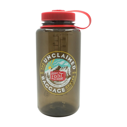 Discover Lost Treasure Wide-Mouth Brown Water Bottle