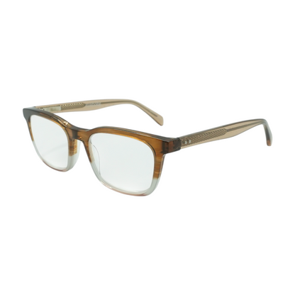 Brown Brain Break Rectangle Prescription Eyewear
