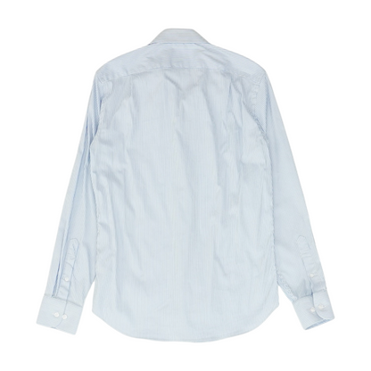 Blue Striped Long Sleeve Button Down