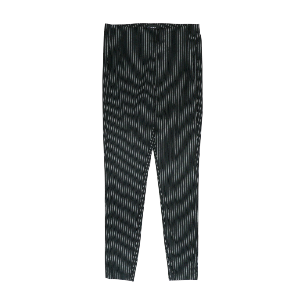 Black Striped Skinny Pants
