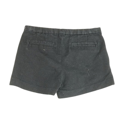 Black Solid Chino Shorts