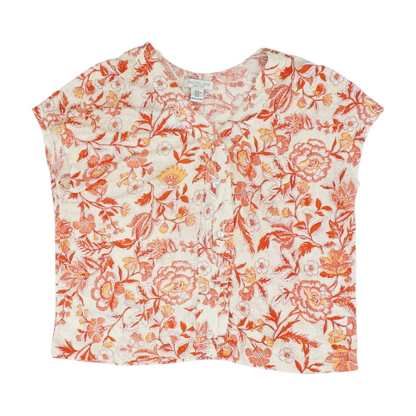 Beige Abstract Blouse