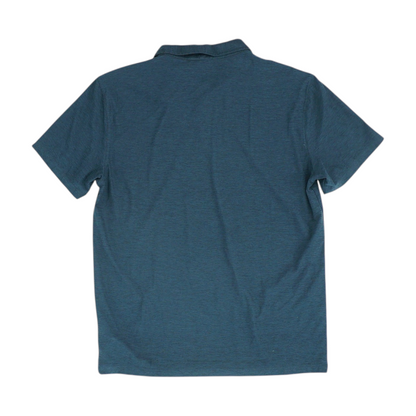 Teal Solid Short Sleeve Polo